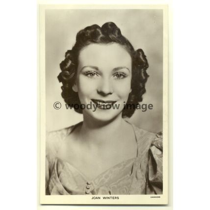 b0801 - Film Actress - Joan Winters - Picturegoer postcard no 1357