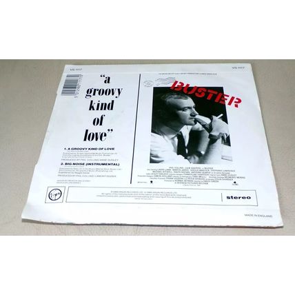 Phil Collins : A Groovy Kind Of Love : 1988 : 45 rpm single