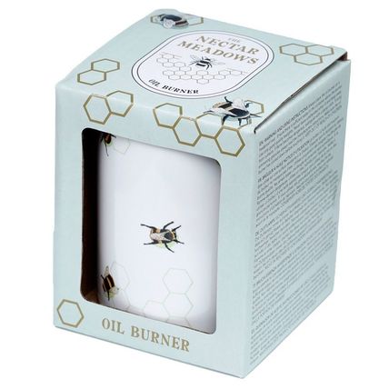 Bee Ceramic Oil Burner Wax Warmer Home Fragrance The Nectar Meadows 10 cm