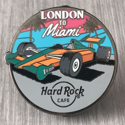 Hard Rock Cafe HRC Racing London to Miami pin LE 2022 Gc