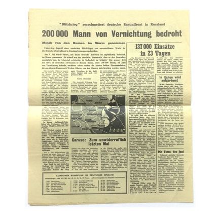 Original WW2 British Air Drop Leaflet. - Code G.29 [1944]. - Scarce.