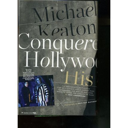 PEOPLE MAGAZINE April 15,,2024 MICHAEL KEATON HAS NO REGRETS ANGELINA/BRAD VG
