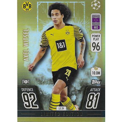 Match Attax UCL/UEL/UECL 2021-22: Limited Edition, Borussia Dortmund - Witsel