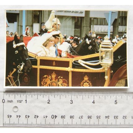 postcard 1981 Royal Wedding - The 1902 State Postillion Landau