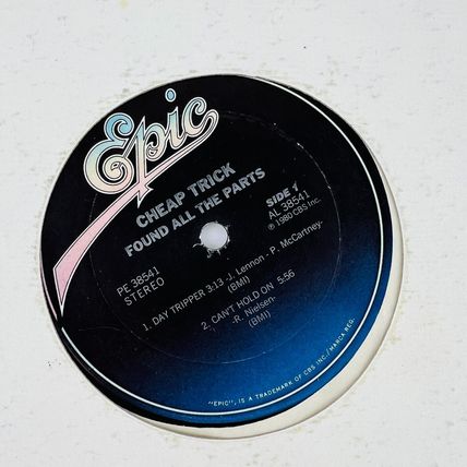 Cheap Trick – Found All The Parts Vinyl ONLY Record EP 12" PE-38541