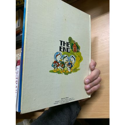 1970 WALT DISNEY'S DONALD DUCK THE POP UP ASTRONAUT VINTAGE HARDBACK BOOK (P4)
