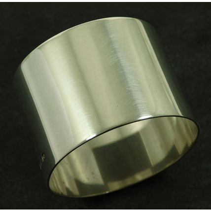 Vintage Solid Sterling Silver Unengraved Serviette Napkin Ring 1945 By Viners