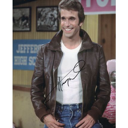 Autographed Henry Winkler 8 x 10 Photo Signed