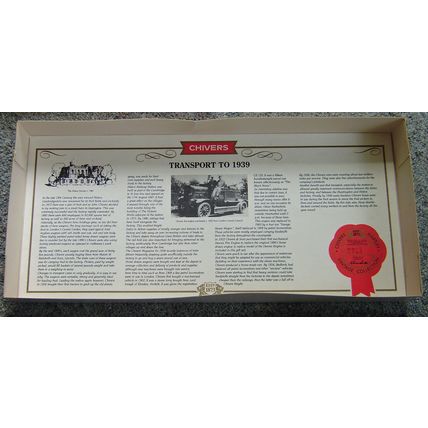 Lledo Chivers Hartley set of six models in original box with certificate 2729