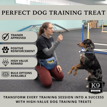 K9 Connoisseur Beef Lung Dog Training Treats All Natural & Lean, USA Made Single
