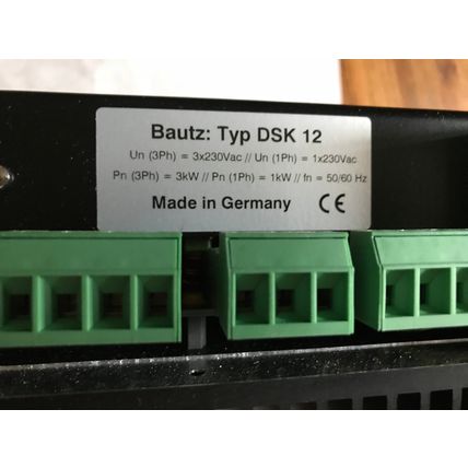 NEW BAUTZ DSK 12 SERVO DRIVE,BAUTZ TYPE DSK 12,ROOM5