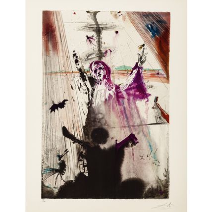Salvador Dalí Aliyah 1968 picture 12 Poster Canvas Movie Film Print A0 A1 A2 A3