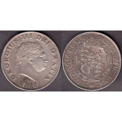 Great Britain. George III. Halfcrown 1817. dy23401