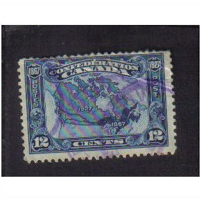 1927 canada confederation fathers 12c f/u sg270