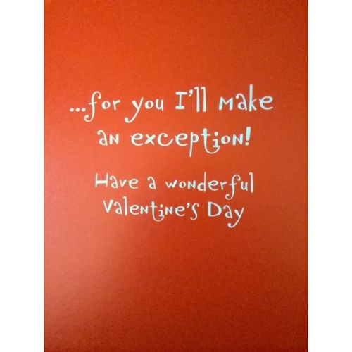 to my super sexy valentine