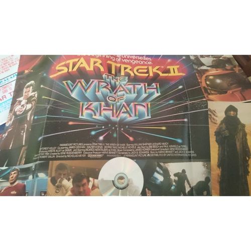 STAR TREK II The Wrath of Khan magazine 1982 cinema magazine Leonard Nimoy dvd