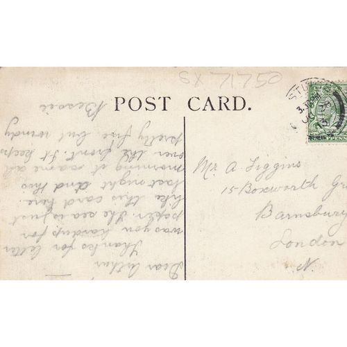 Hastings rough Sea LL412 Sussex Postcard (Sx71750)