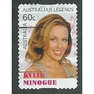 AUS 2013 60c (S/A) 'AUSTRALIAN LEGENDS- KYLIE MINOGUE' FINE USED (EBID36-197)