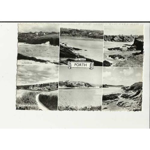 Cornwall PORTH Multi-View Postcard by Overland (1237)