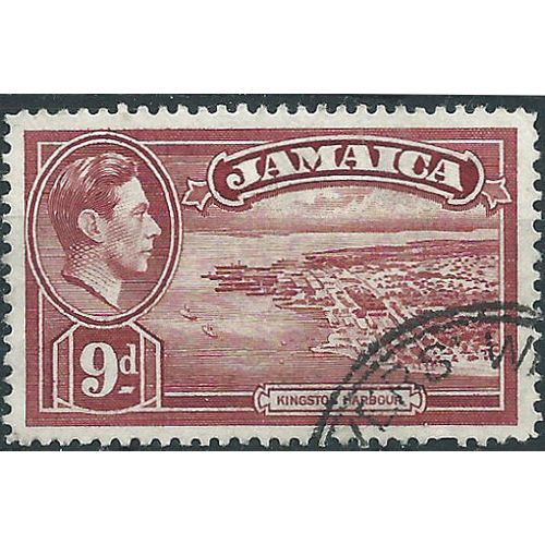 Jamaica 1938 SG129 9d Lake Very Fine Used .. ..