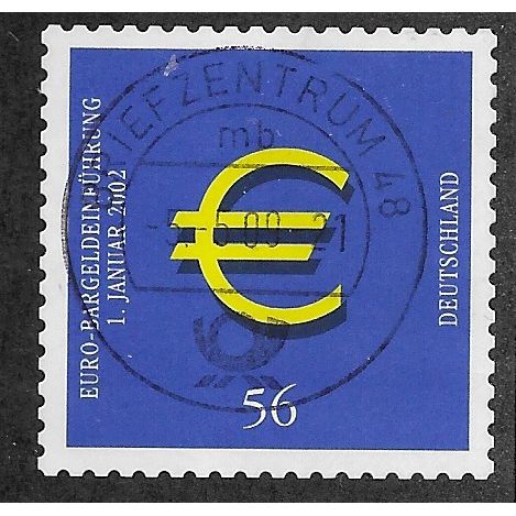 GER 2002 56c 'NEW CURRENCY' FINE USED (EBID 55-520)