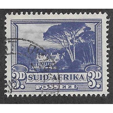 ZAF 1939 3d 'GROOT SCHUUR' (SUID AFRIKA) FINE USED (EBID61-787)