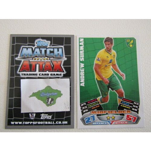 Topps Match Attax 2011 2012 Football Cards Teams N-W Card Variants (ef2)