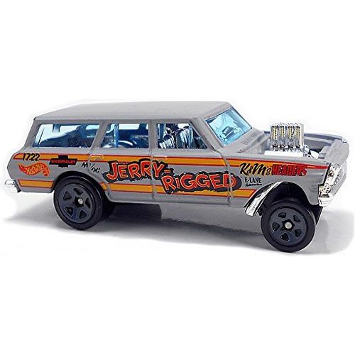 Hot Wheels - '64 Nova Wagon Gasser: HW Race Day #4/10 - #198/250 (2019) *Gray*