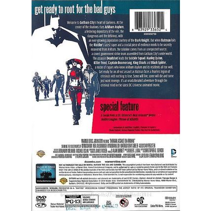 DVD - Batman: Assault On Arkham (2014) *DC Comics / Harley Quinn / Animation*