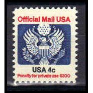 O128 4c Eagle Fine MNH KA1334
