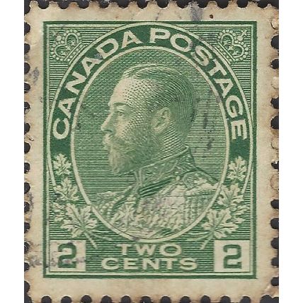 CANADA, King George V, green 1922, 2c, #4