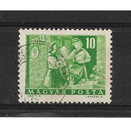 Hungary.SG1920 10fo Postwoman.Fine Used.Sept22a