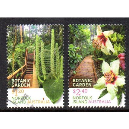 NORFOLK ISLAND: 2023, BOTANIC GARDEN, SET OF 2 USED STAMPS. 529/530