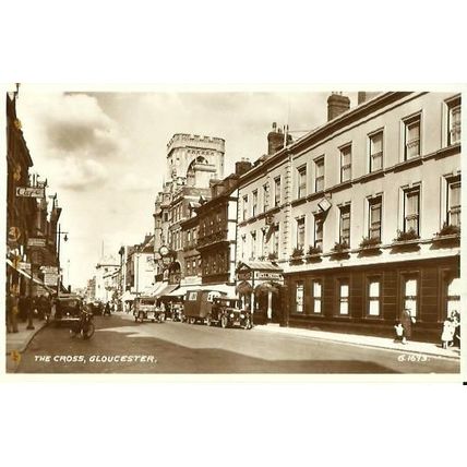 GLOUCESTER The Cross Postcard (Valentine G.1693)