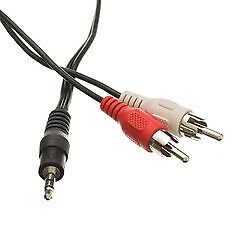 3.5mm Stereo to RCA Audio Cable, 3.5mm Stereo Male to Dual RCA Male (Right an...