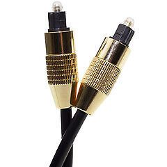 Premium Grade Digital Audio Optical TOSLINK Cable, Male to Male, for Home The...