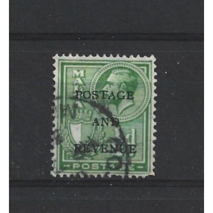 Malta.SG175 1/2d Yellow-Green.Fine Used.Apr25f