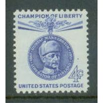 1165 4c Gustaf Mannerheim Fine MNH MA0250