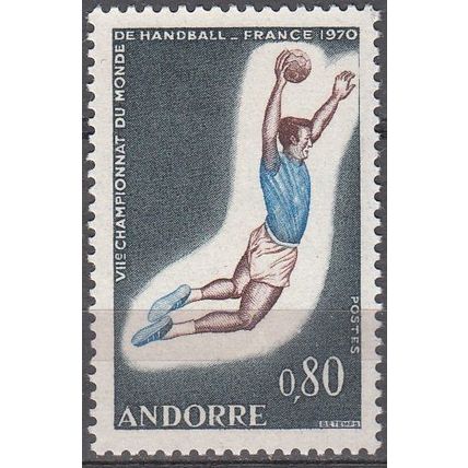 Andorre Français 1970 Michel 221 Neuf ** Cote (2008) 3.40 € Championnat handball