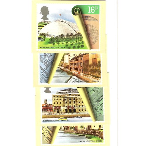 PHQ cards x 4 mint Urban Renewal set