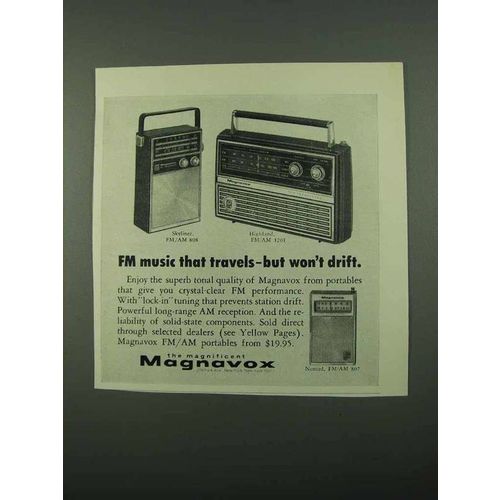 1969 Magnavox Radio Ad - Skyliner, Highland, Nomad