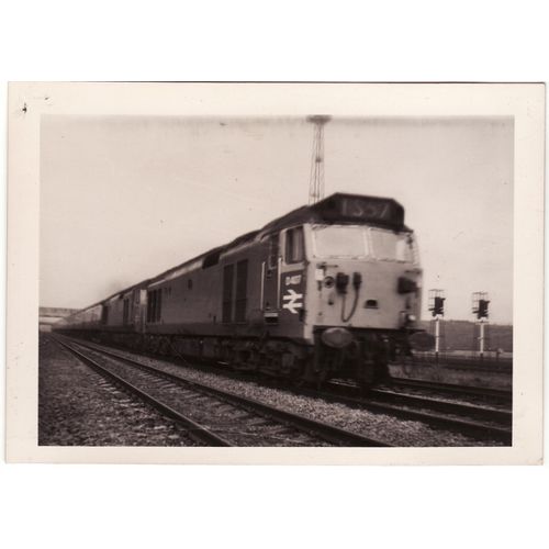 Railway Photo BR Class 50 D417 Carlisle Kingmoor c1970 Diesel Loco