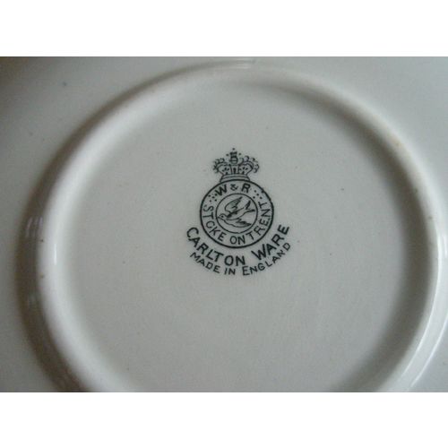 Carlton Ware, Wiltshire & Robinson, Blue Lustreware Coffee Cup & Saucer A/F