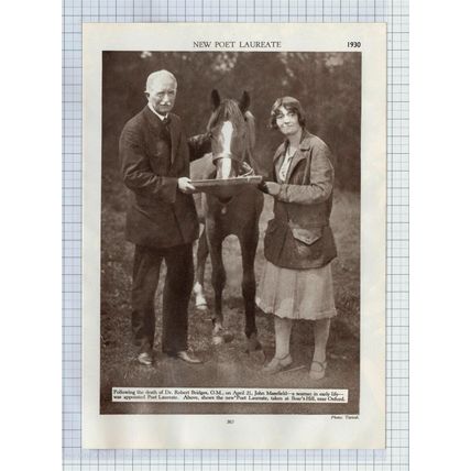 (4931) John Masefield Poet Laureate Boar's Hill Oxford - c.1935 Clip