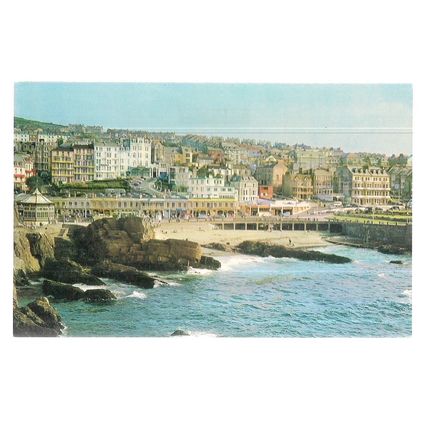 WILDERSMOUTH BEACH, ILFRACOMBE, DEVON vintage unused postcard by Taw Valley =