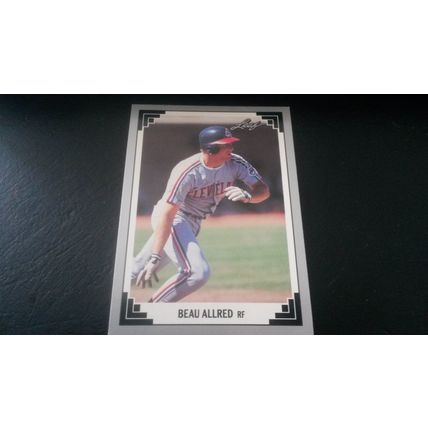 1991 Leaf Card # 316 Beau Allred Mint (9) Cleveland Indians