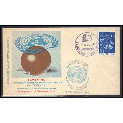 Cover Argentina Stamp (Cachet-U/A) Box0462