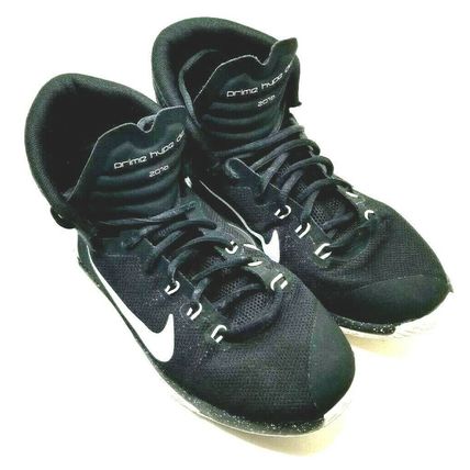 Nike Men's Shoes Prime Hype DF 2016 Basketball Black White Mid Top Size 6Y (GG)