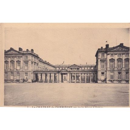 Chateau De Compiegne Entrance Grounds Place D'Armes French Postcard