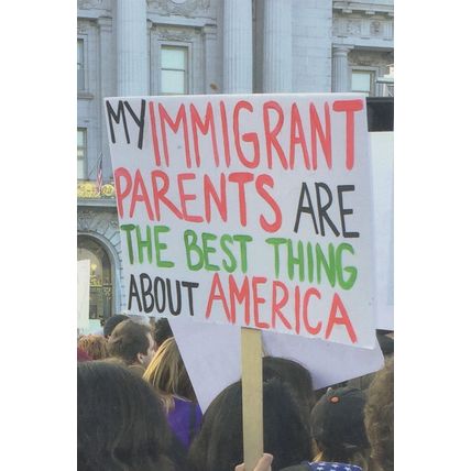 Racial Harmony Pro Immigration Equality March Rally Postcard